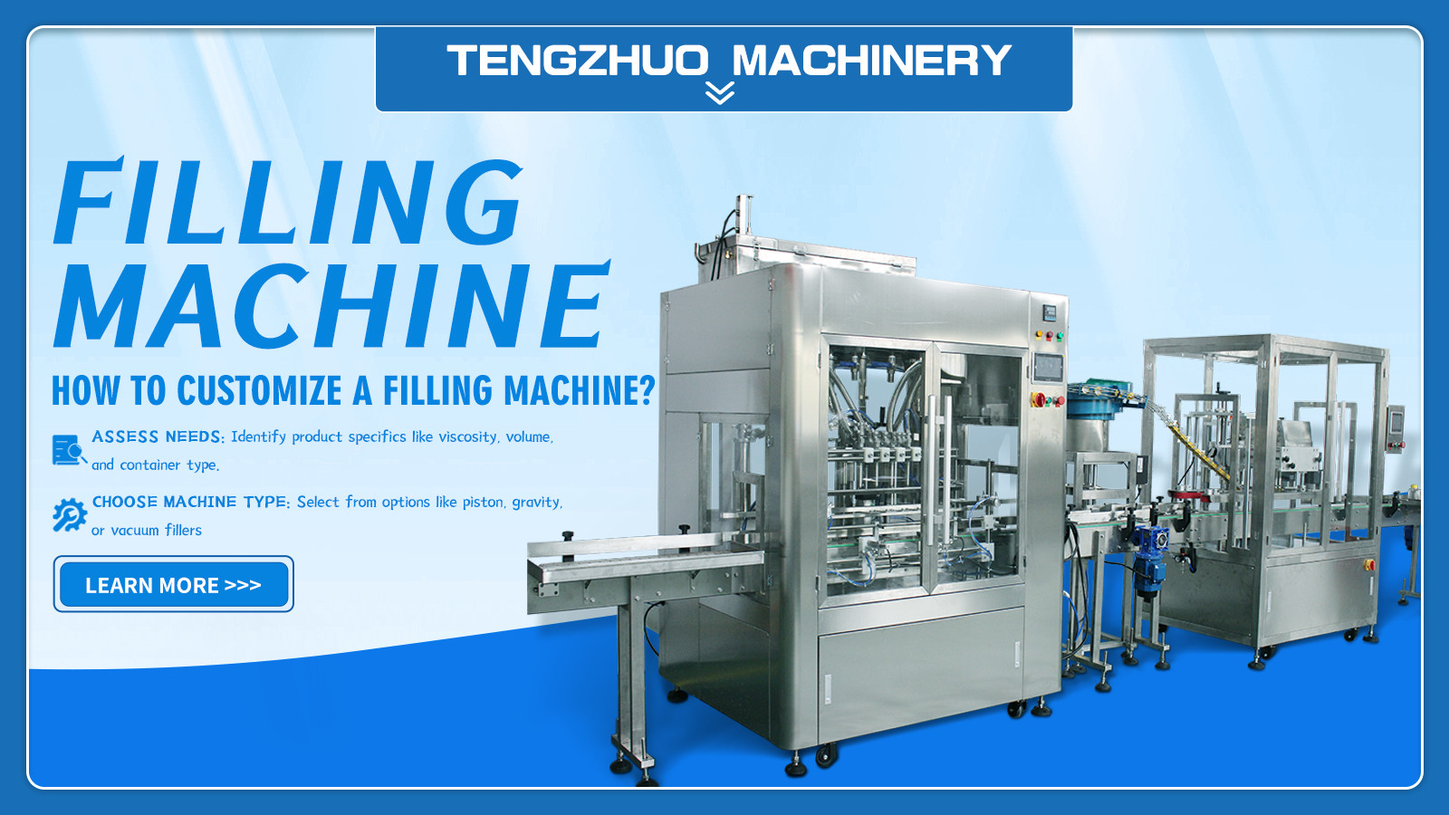 Latest company case about How can I customize the filling machine from Tengzhuo Machinery?