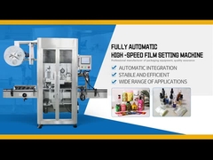 bottle cap sleeve shrinking machine