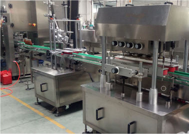 Food Grade Sauce Filling Capping And Labeling Machine No Leakage No Pollution