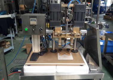 Four Wheel Pinch Linear Capping Machine Electrically Controlled Movement