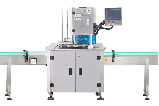 Mitsubishi PLC 1.1KW 304SS Tin Cans Filling Sealing Machine