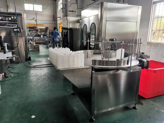 Explosion - Proof Alcohol Filling Production Line 1.2KW With Capping Labeling Machine