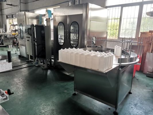 Explosion - Proof Alcohol Filling Production Line 1.2KW With Capping Labeling Machine