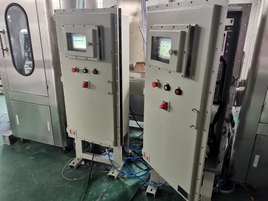 Explosion - Proof Alcohol Filling Production Line 1.2KW With Capping Labeling Machine