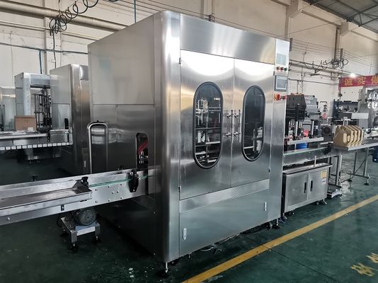 8000BPH Engine Lubricant Oil Bottle Filling Line 0.35cbm/Min