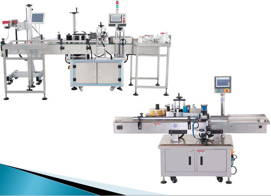 Two Sides  0.8Mpa Vertical Round Bottle Labeling Machine