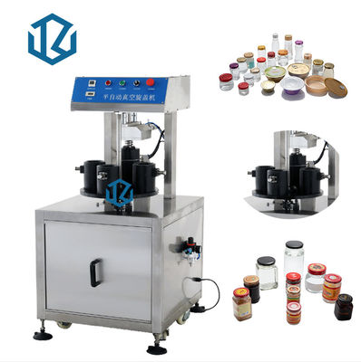 Sauce Jam Glass Jar Bottle Filling Vacuum Capping Machine