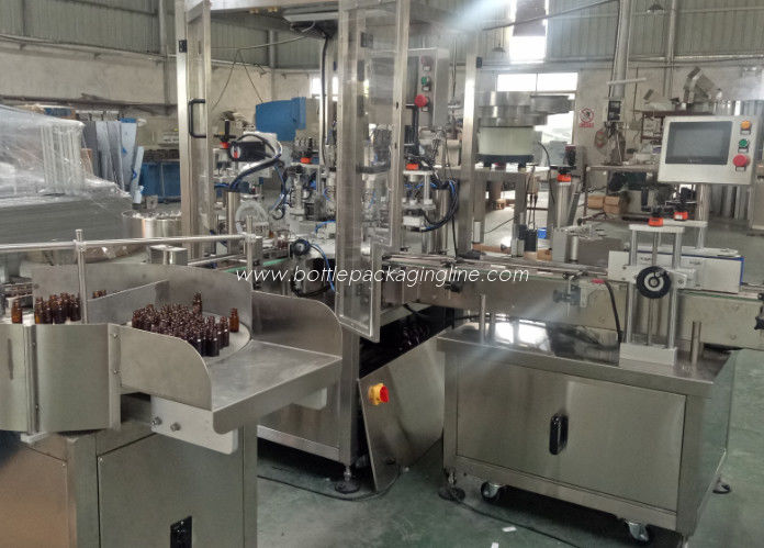 Food Industry Jar Filling And Capping Machine Easy To Operate Strong Driving Force