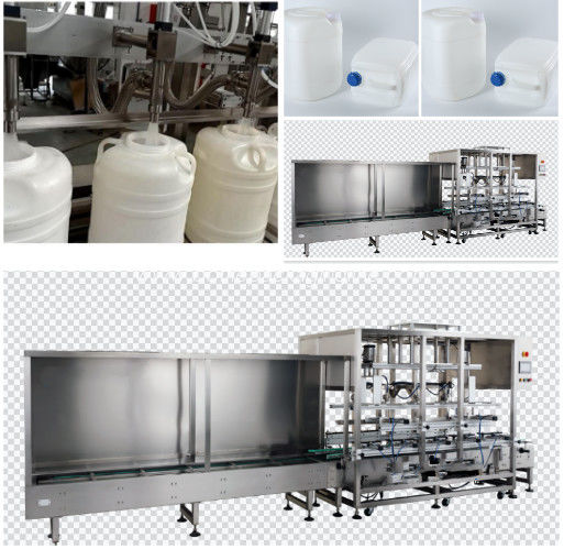 Professional Paint Filling Equipment / Liquid Oil Weighing Filling Machine