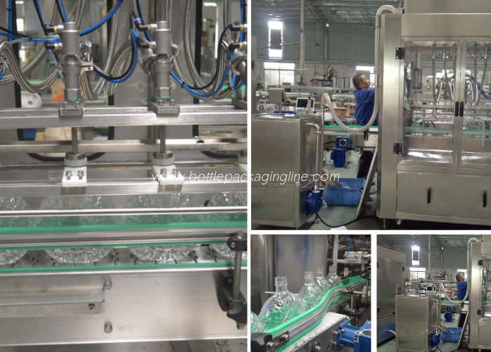 Negative Pressure Liquid Bottle Filling Machine  0.6-0.8 Mpa Air Pressure