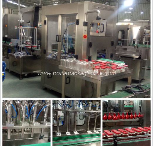 Twist Off Liquid Filling And Capping Machine Long Service Life 965*950*1650 Mm