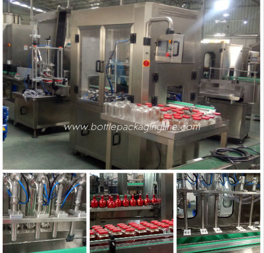 Twist Off Automatic Bottle Filling And Capping Machine Strong Compatibility